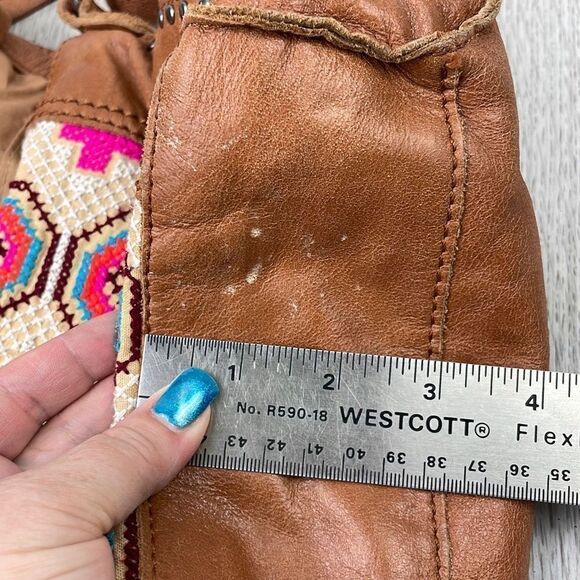 The Sak Women's Embroidered Equestrian Aztec Pattern Metal-Stud Crossbody Bag - Picture 13 of 13